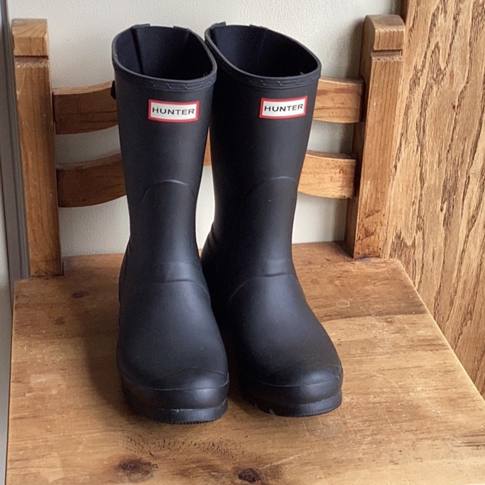 Hunter Black Rain Boots